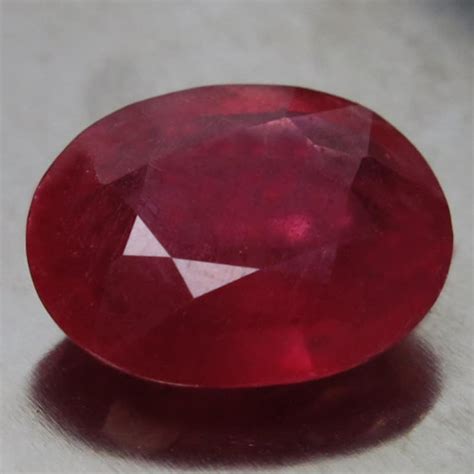 Real Gemstone Red Ruby 128x10 Mm 635 Ct Free Shipping Etsy