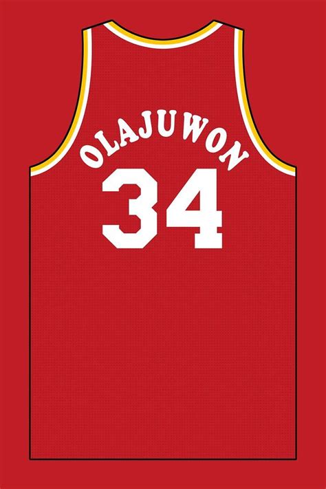 Will Be Olajuwon Camiseta De Los Houston Rockets De Mutumbojr