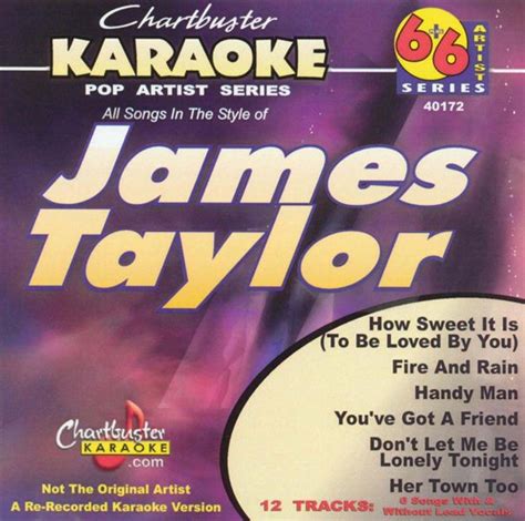 chartbuster karaoke james taylor [2004] karaoke cd album muziek
