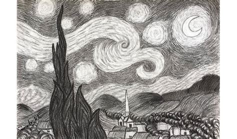 Starry Night Drawing At Explore Collection Of