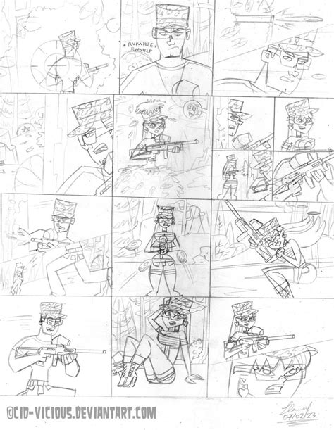 Sketch Tdi Paintball Duel Sketch Comic By Cid Vicious On Deviantart