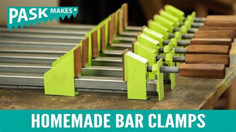 I have tried putting a rag in a vise and holding it like that but i thing a softer material is best for the job. Homemade Bar Clamps - YouTube