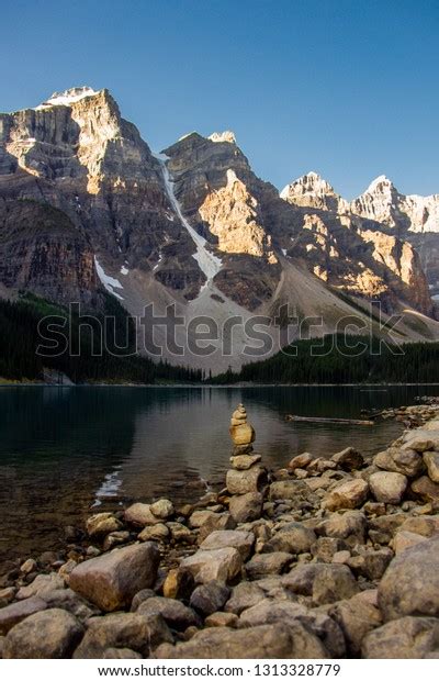 Banff National Park Water Pictured Here Stock Photo 1313328779