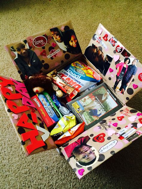 What should i do for my boyfriend on valentine's day. valentine's day care package I sent to my boyfriend who's ...
