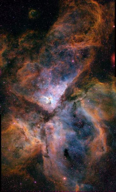 Ground Based Image Of Carina Nebula Ngc 3372 Esahubble