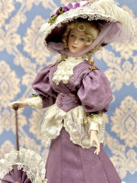 violette porcelain doll the franklin mint barbie bambole