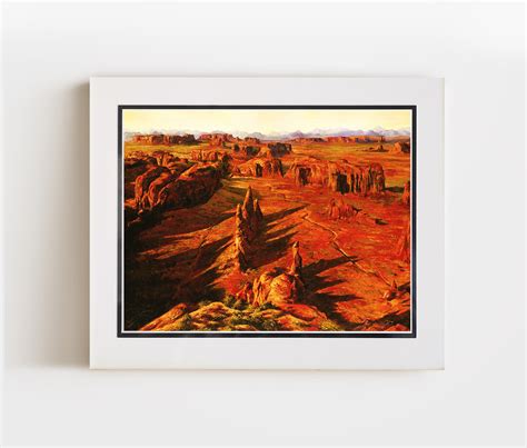 Red Valley 8×10 Double Matted Paper Official Akiane Gallery
