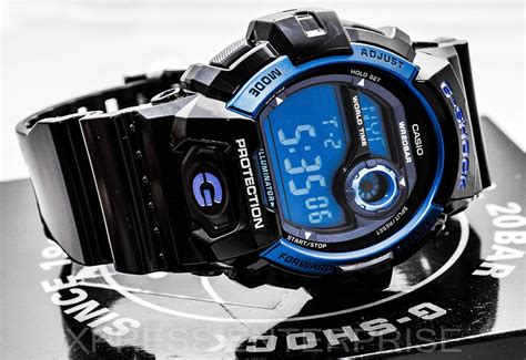 Casio G Shock Blue And Camouflage Color Series Ga110cb 1a Mens Watch