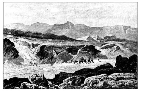 Antique Illustration Of Desert Of Shur Stock Illustration Download