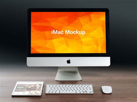 Workspace Desk iMac Mockup | Workspace desk, Imac, Imac desk
