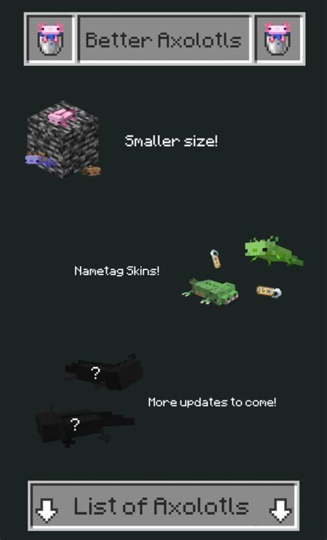 Better Axolotls Texture Pack For Minecraft