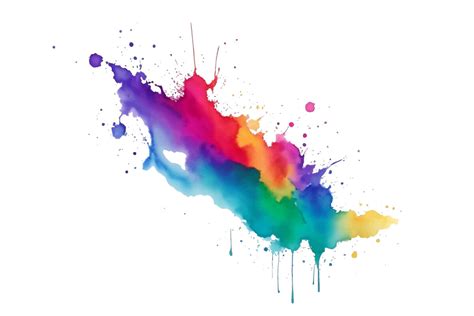 Colorful Paint Ink Splatter Brush Stroke Graphic By Pixeness · Creative