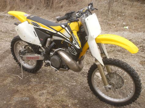 Has had some work done to it professionally. 1998 Suzuki RM 250 Motocross 2-Stroke dirt bike