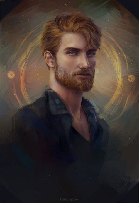 A Truly Handsome Redheaded Gentleman Fantasy Character Art Fantasy