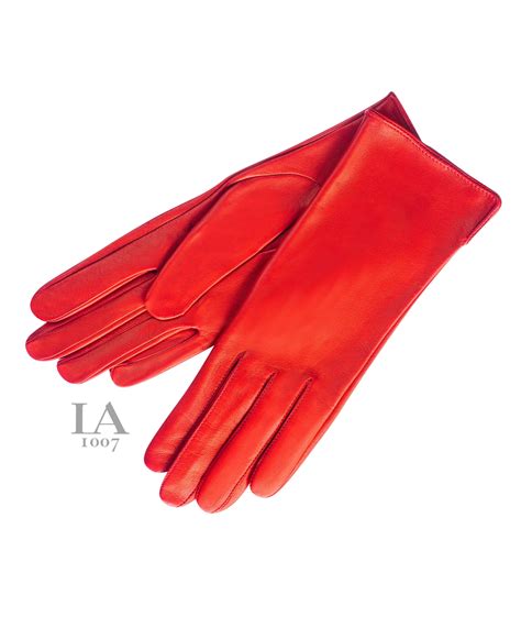 Rote Lederhandschuhe Echtes Leder Damen Handschuhe Dame Etsy