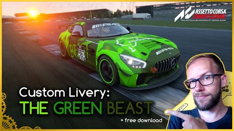 The Beast Of The Green Hell Custom Livery For The Mercedes AMG GT4 In