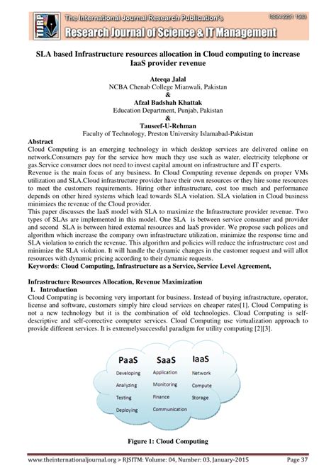 The fluctuating demands of cloud users are one of the issues that exist in cc based on sdn, so dynamic resource allocation in cloud computing must satisfy the allocation based on the changes that occur in the system on a regular basis. (PDF) SLA based Infrastructure resource allocation in ...