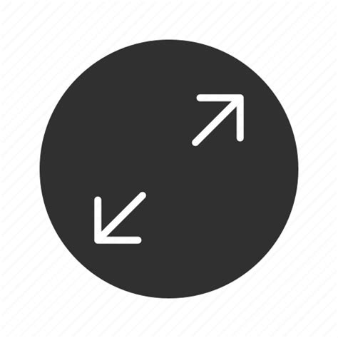 Arrows Circle Expand Button Maximize Button Icon