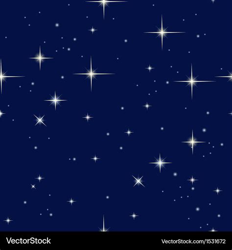 Night Sky And Stars Royalty Free Vector Image Vectorstock