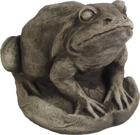 Garden Frog Concrete Garden Statue Toad Figure Cement