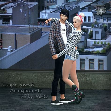 Couple Poses And Animation 15 Ts4 By Imho Com Imagens Poses Casais