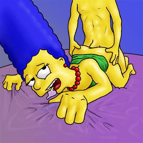 Rule 34 Clothes Color Female Front View Human Insertion Male Marge Simpson Nude Penis Sex