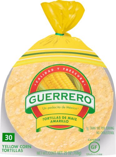 Guerrero Yellow Corn Tortillas 30 Ct 25 Oz Food 4 Less