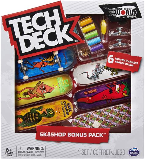 Tech Deck Sk8shop Bonus Pack Toy Machine 6 Deskorolek I Akcesoria