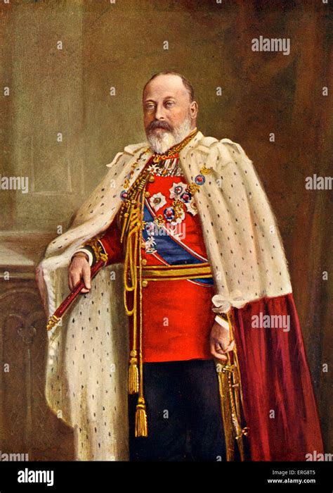 His Majesty King Edward Vii King Of The United Kingdom And The Stock