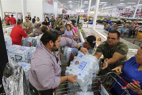 Hurricane Irma Florida Residents Face Water Shortages Daily Mail Online