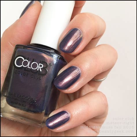 Color Club Midnight Muse Collection Swatches Review Fall 2016 Beautygeeks
