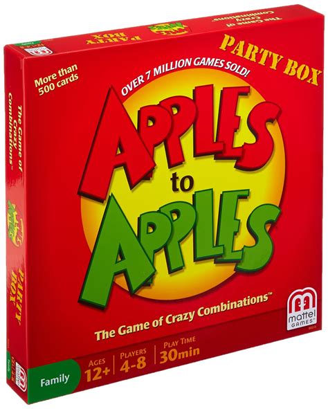 Prices May Vary Apples To Apples Is The Game Of Hilarious Comparisons Mattel N Bgg15 Apples To