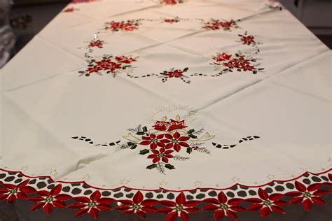 Whether you have a round, square, or rectangular dining table, there is a tablecloth that will work for every shape and will be a welcome addition to your holiday setup. Sweet Southern Days: Fall and Christmas Tablecloths and More