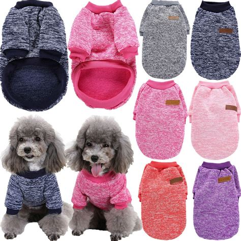 Sunsiom Small Dog Clothes Pet Winter Cotton Sweater Puppy Clothing Warm