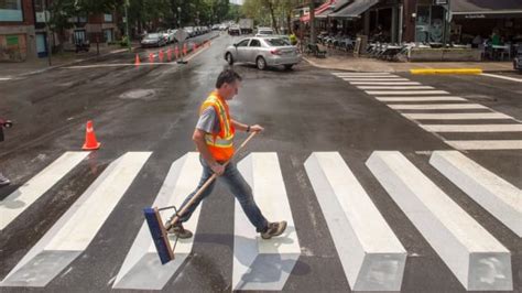 Can A 3rd Dimension Make Crosswalks Safer Montreal Is About To Find