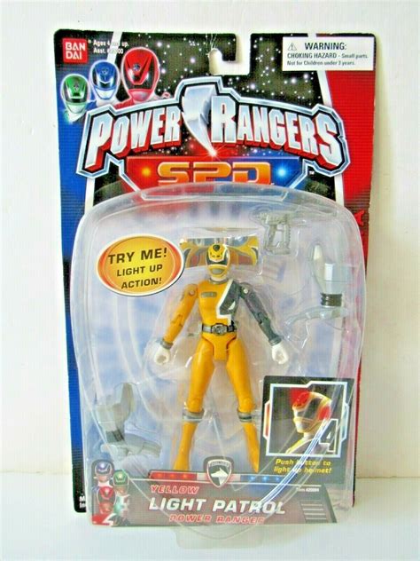 Power Rangers SPD Yellow Light Patrol Power Ranger Action Figure NIB EBay