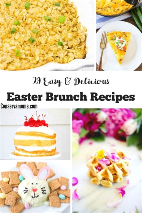 20 Easy And Delicious Easter Brunch Recipes Conservamom
