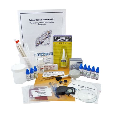 Crime Scene Investigation Kit For Kids Forensics Science Kit