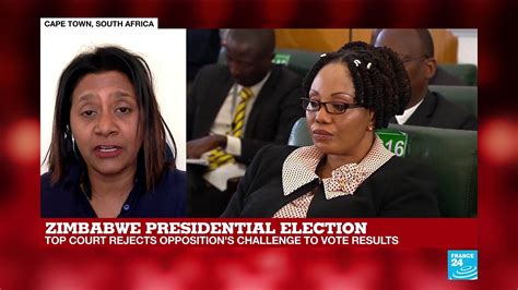 Zimbabwe Presidential Election Top Court Rejects Oppositions Challenge To Vote Result Video