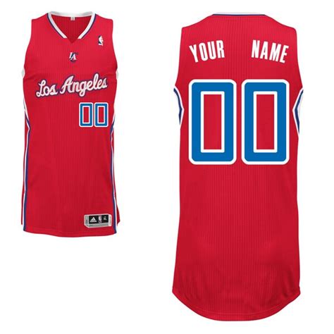 Los angeles clippers, san diego clippers, buffalo braves. Men's LA Clippers Red Custom Authentic Jersey - NBA Store