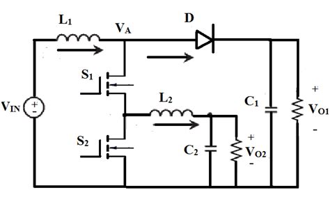 Integrated Dual Output Converter Circuit Diagram Fig8 Shows The