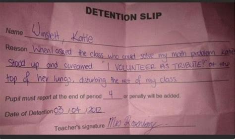 25 real detention slips so funny they almost make us miss school sheknows