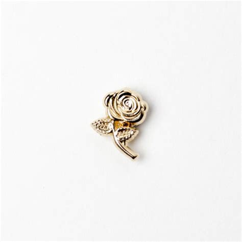 Gold Rose Magnetic Lapel Pin Magnepels