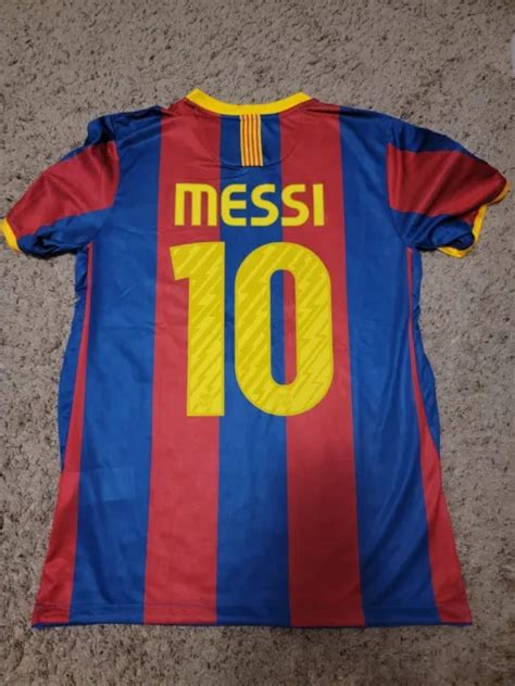 2010 2011 Authentic Fc Barcelona Jersey Lionel Messi Ucl Final 5599