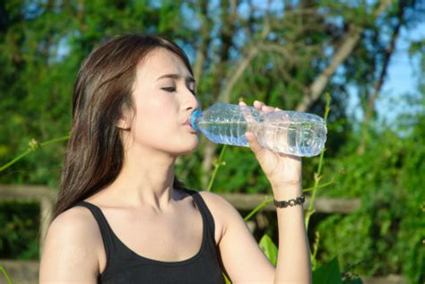 Girl Drink Water Stock Photo Download Image Now Abstract Adult