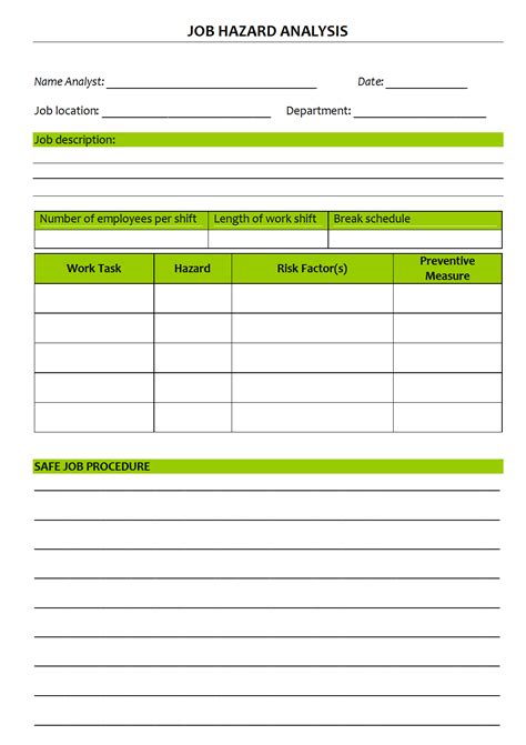 Hazard analysis critical control point evaluations. Job hazard analysis