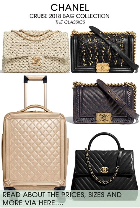 Emblazoned with company logos, quilted leather and chain handles, each investment piece boasts an exquisite. Chanel Cruise 2018 Classic And Boy Bag Collection | Chanel ...