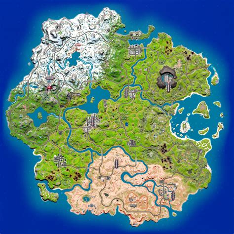 Map Chapitre 3 Fortnite Nouvelle Carte En Saison 2 Breakflip