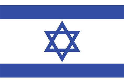 It depicts a blue hexagram on a white background, between two horizontal blue stripes. Vector of Israeli flag. ~ Icons ~ Creative Market