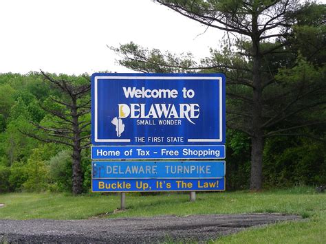 Delaware State Welcome Sign A Photo On Flickriver